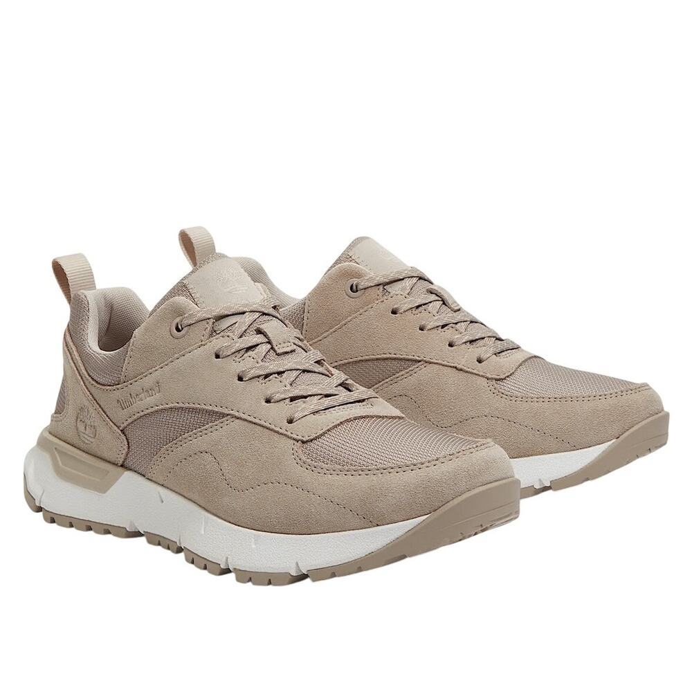 Timberland Men's Voyager Park Low Lace-Up Sneaker - LT Taupe Mesh - Size: 11.5